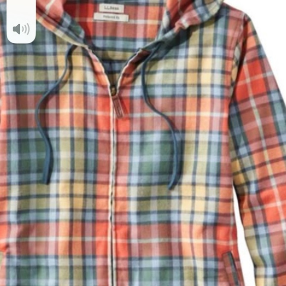 L.L. Bean Scotch Flannel Anorak shirt - Picture 8 of 11